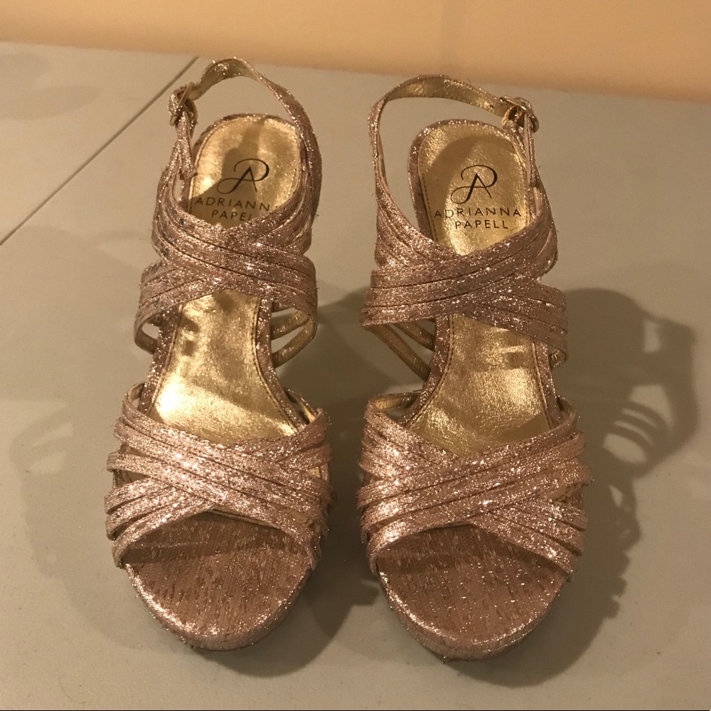 Champagne/rosé color heels